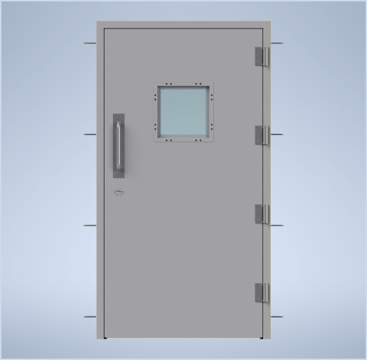 Medium security detention doors